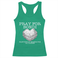 Pray for Bondi Australia Racerback Tank Top Hanukkah Memorial December 14 Tribute Support - Wonder Print Shop