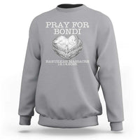 Pray for Bondi Australia Sweatshirt Hanukkah Memorial December 14 Tribute Support - Wonder Print Shop