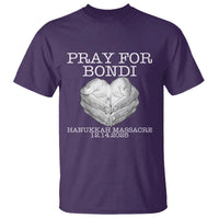 Pray for Bondi Australia T Shirt Hanukkah Memorial December 14 Tribute Support - Wonder Print Shop