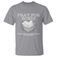 Pray for Bondi Australia T Shirt Hanukkah Memorial December 14 Tribute Support - Wonder Print Shop