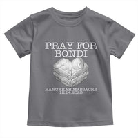 Pray for Bondi Australia Toddler T Shirt Hanukkah Memorial December 14 Tribute Support - Wonder Print Shop