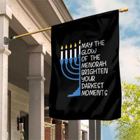 Jewish Faith and Pray Garden Flag May The Glow Of The Menorah Brighten Your Darkest Moments - Wonder Print Shop