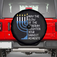 Jewish Faith and Pray Spare Tire Cover May The Glow Of The Menorah Brighten Your Darkest Moments - Wonder Print Shop