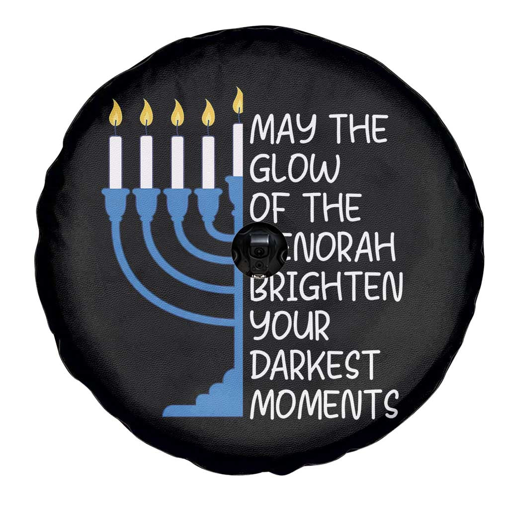 Jewish Faith and Pray Spare Tire Cover May The Glow Of The Menorah Brighten Your Darkest Moments - Wonder Print Shop