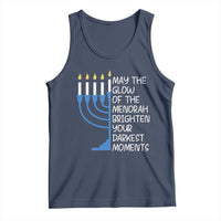 Jewish Faith and Pray Tank Top May The Glow Of The Menorah Brighten Your Darkest Moments - Wonder Print Shop