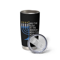 Jewish Faith and Pray Tumbler Cup May The Glow Of The Menorah Brighten Your Darkest Moments - Wonder Print Shop