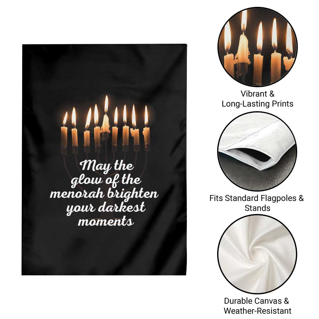 Jewish Faith and Pray Lights Garden Flag May The Glow Of The Menorah Brighten Your Darkest Moments - Wonder Print Shop
