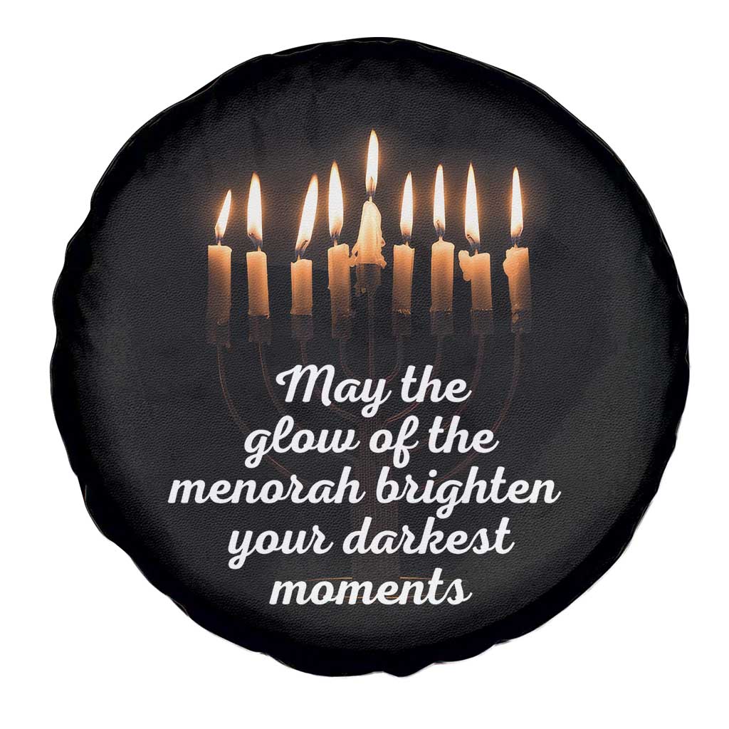 Jewish Faith and Pray Lights Spare Tire Cover May The Glow Of The Menorah Brighten Your Darkest Moments - Wonder Print Shop