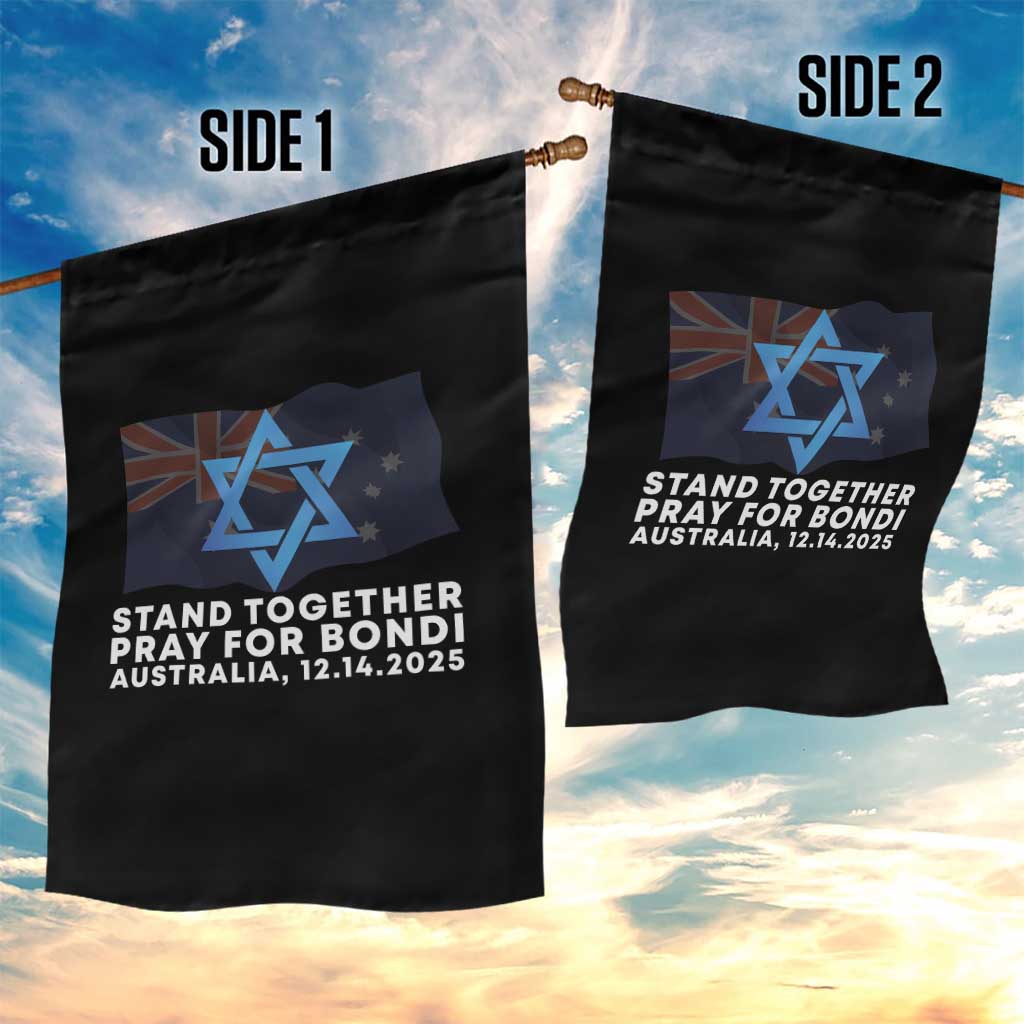 Jewish Strong Stand Together Garden Flag Pray for Bondi Australia Hanukkah Dec 14 2025 Remembrance - Wonder Print Shop