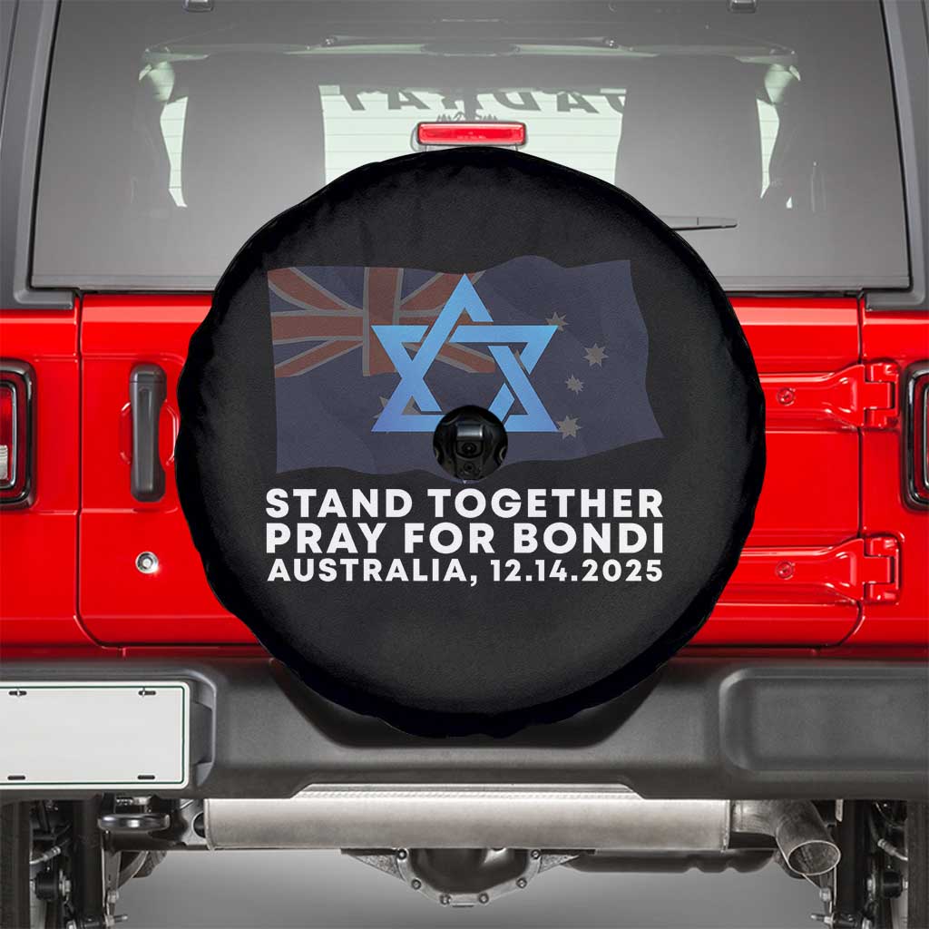 Jewish Strong Stand Together Spare Tire Cover Pray for Bondi Australia Hanukkah Dec 14 2025 Remembrance - Wonder Print Shop