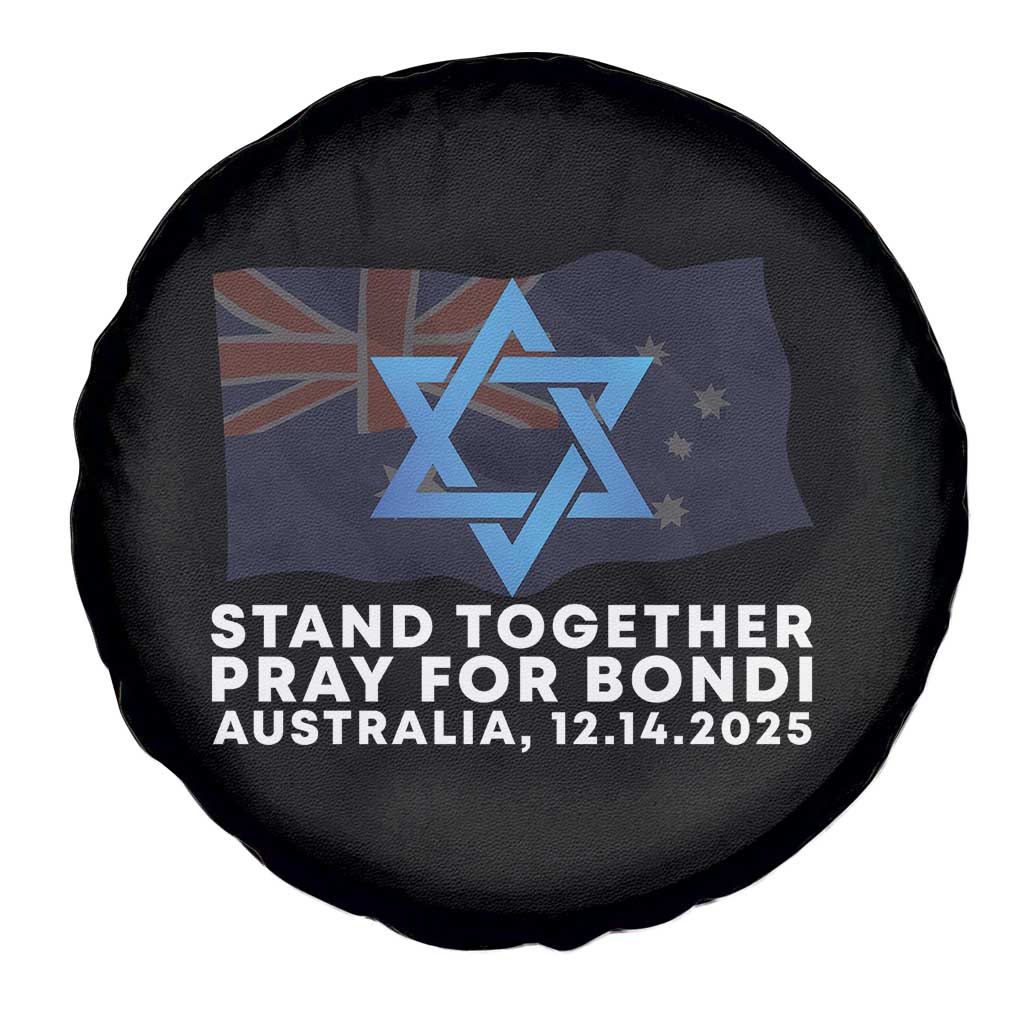Jewish Strong Stand Together Spare Tire Cover Pray for Bondi Australia Hanukkah Dec 14 2025 Remembrance - Wonder Print Shop
