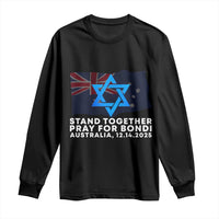 Jewish Strong Stand Together Long Sleeve Shirt Pray for Bondi Australia Hanukkah Dec 14 2025 Remembrance - Wonder Print Shop