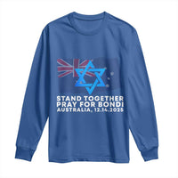 Jewish Strong Stand Together Long Sleeve Shirt Pray for Bondi Australia Hanukkah Dec 14 2025 Remembrance - Wonder Print Shop