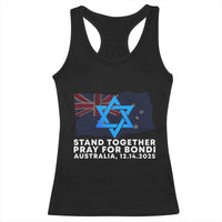 Jewish Strong Stand Together Racerback Tank Top Pray for Bondi Australia Hanukkah Dec 14 2025 Remembrance - Wonder Print Shop