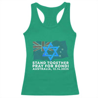 Jewish Strong Stand Together Racerback Tank Top Pray for Bondi Australia Hanukkah Dec 14 2025 Remembrance - Wonder Print Shop