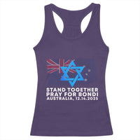 Jewish Strong Stand Together Racerback Tank Top Pray for Bondi Australia Hanukkah Dec 14 2025 Remembrance - Wonder Print Shop