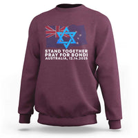 Jewish Strong Stand Together Sweatshirt Pray for Bondi Australia Hanukkah Dec 14 2025 Remembrance - Wonder Print Shop