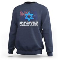 Jewish Strong Stand Together Sweatshirt Pray for Bondi Australia Hanukkah Dec 14 2025 Remembrance - Wonder Print Shop