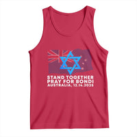 Jewish Strong Stand Together Tank Top Pray for Bondi Australia Hanukkah Dec 14 2025 Remembrance - Wonder Print Shop