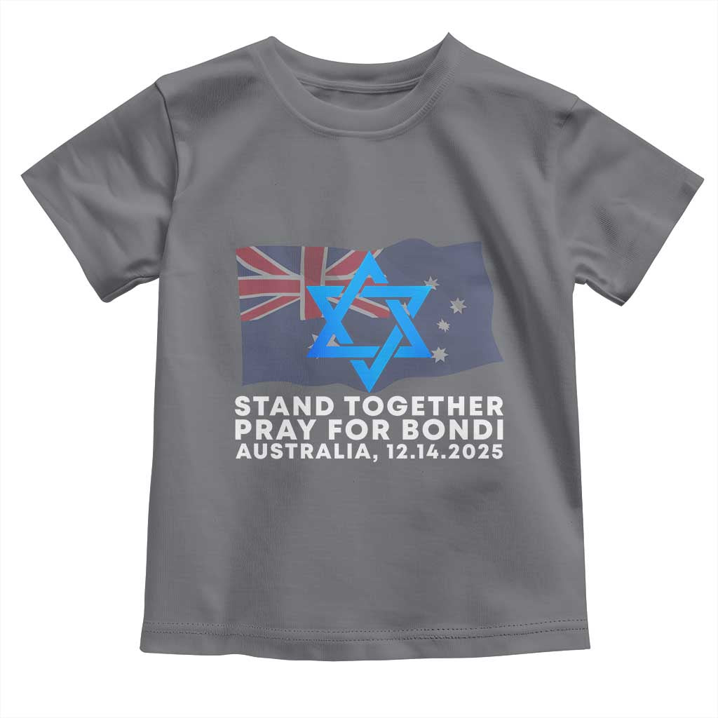Jewish Strong Stand Together Toddler T Shirt Pray for Bondi Australia Hanukkah Dec 14 2025 Remembrance - Wonder Print Shop