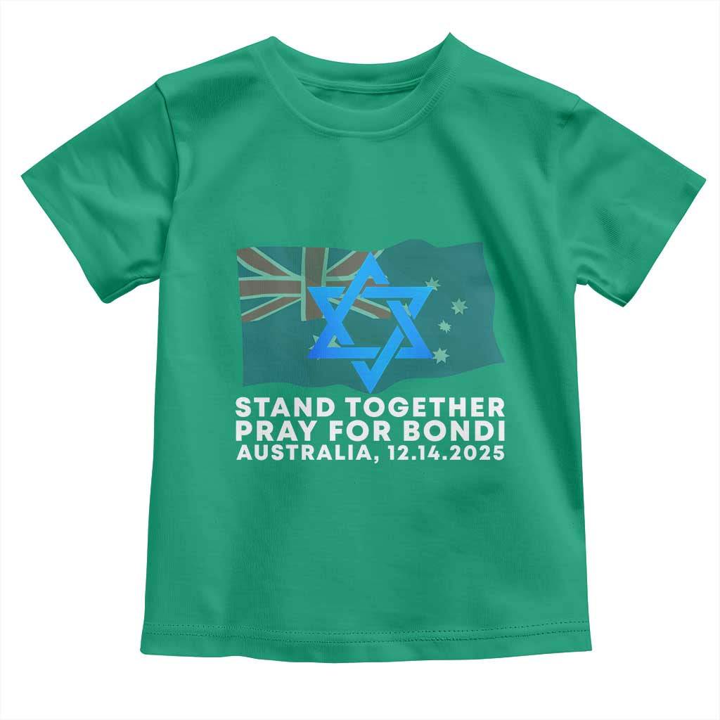 Jewish Strong Stand Together Toddler T Shirt Pray for Bondi Australia Hanukkah Dec 14 2025 Remembrance - Wonder Print Shop