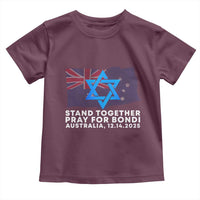 Jewish Strong Stand Together Toddler T Shirt Pray for Bondi Australia Hanukkah Dec 14 2025 Remembrance - Wonder Print Shop