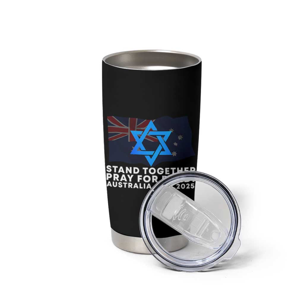 Jewish Strong Stand Together Tumbler Cup Pray for Bondi Australia Hanukkah Dec 14 2025 Remembrance - Wonder Print Shop