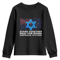 Jewish Strong Stand Together Youth Sweatshirt Pray for Bondi Australia Hanukkah Dec 14 2025 Remembrance - Wonder Print Shop