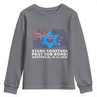 Jewish Strong Stand Together Youth Sweatshirt Pray for Bondi Australia Hanukkah Dec 14 2025 Remembrance - Wonder Print Shop
