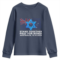 Jewish Strong Stand Together Youth Sweatshirt Pray for Bondi Australia Hanukkah Dec 14 2025 Remembrance - Wonder Print Shop