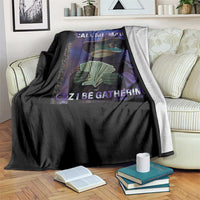 Funny Wizard Frog Fantasy Meme Throw Blanket Call Me Magic Cuz I Be Gathering MTG Gamer - Wonder Print Shop