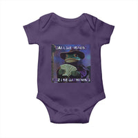 Funny Wizard Frog Fantasy Meme Baby Onesie Call Me Magic Cuz I Be Gathering MTG Gamer - Wonder Print Shop