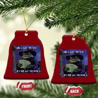 Funny Wizard Frog Fantasy Meme Ceramic Ornament Call Me Magic Cuz I Be Gathering MTG Gamer - Wonder Print Shop