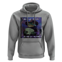 Funny Wizard Frog Fantasy Meme Hoodie Call Me Magic Cuz I Be Gathering MTG Gamer - Wonder Print Shop