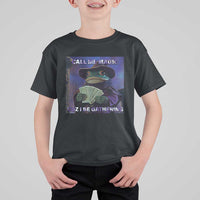 Funny Wizard Frog Fantasy Meme T Shirt For Kid Call Me Magic Cuz I Be Gathering MTG Gamer - Wonder Print Shop