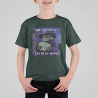 Funny Wizard Frog Fantasy Meme T Shirt For Kid Call Me Magic Cuz I Be Gathering MTG Gamer - Wonder Print Shop