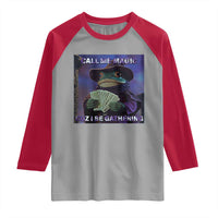 Funny Wizard Frog Fantasy Meme Raglan Shirt Call Me Magic Cuz I Be Gathering MTG Gamer - Wonder Print Shop
