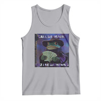 Funny Wizard Frog Fantasy Meme Tank Top Call Me Magic Cuz I Be Gathering MTG Gamer - Wonder Print Shop