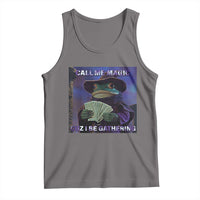 Funny Wizard Frog Fantasy Meme Tank Top Call Me Magic Cuz I Be Gathering MTG Gamer - Wonder Print Shop
