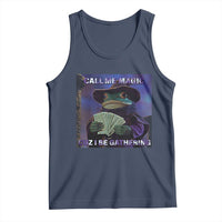 Funny Wizard Frog Fantasy Meme Tank Top Call Me Magic Cuz I Be Gathering MTG Gamer - Wonder Print Shop