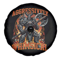 Chaotic Knight Metalcore Edgy Meme Aggressively Whimsical Spare Tire Cover Armor Metalheads Fairycore Tendencies - Wonder Print Shop
