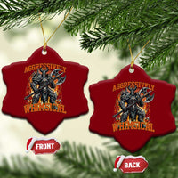 Chaotic Knight Metalcore Edgy Meme Aggressively Whimsical Ceramic Ornament Armor Metalheads Fairycore Tendencies - Wonder Print Shop