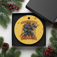 Chaotic Knight Metalcore Edgy Meme Aggressively Whimsical Ceramic Ornament Armor Metalheads Fairycore Tendencies - Wonder Print Shop
