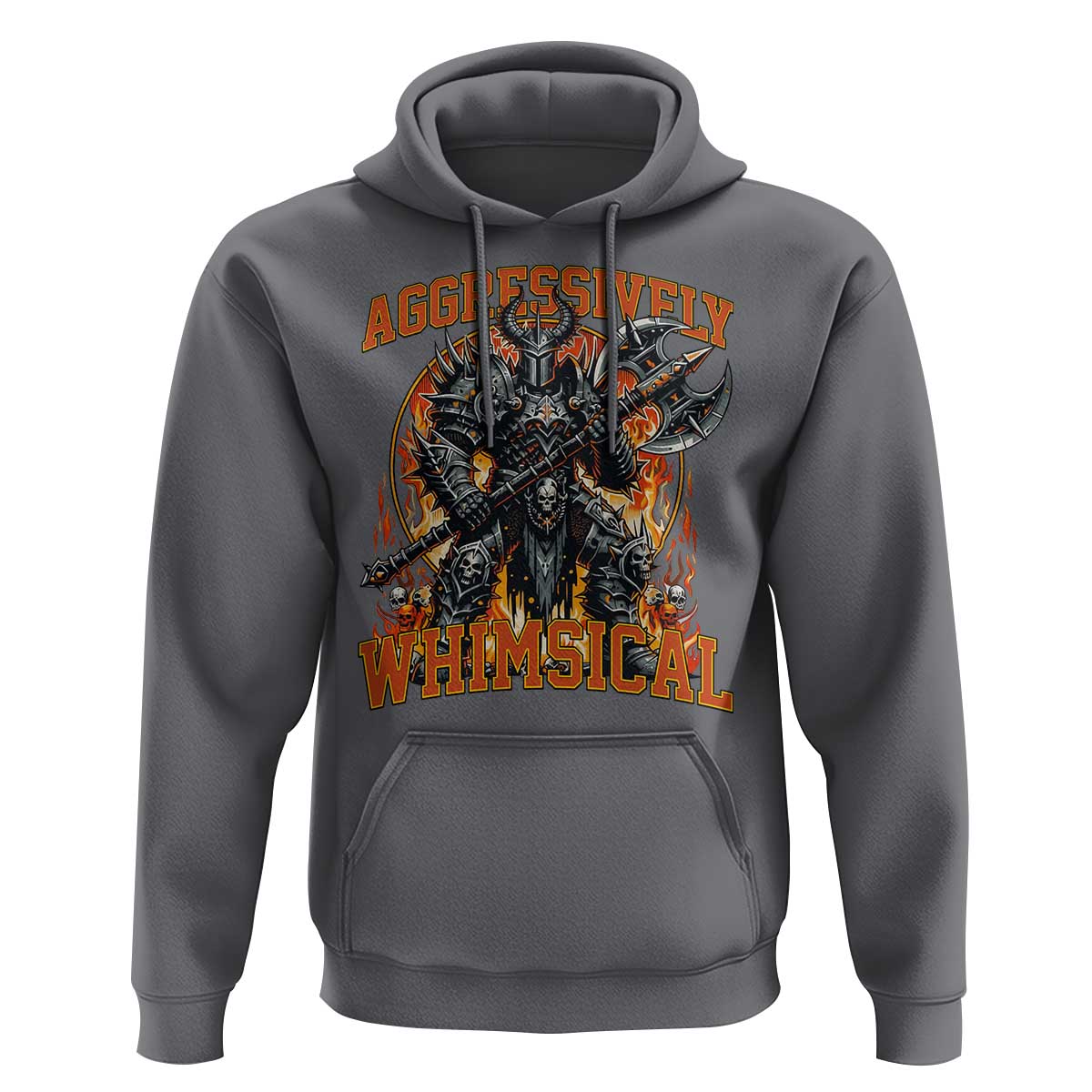 Chaotic Knight Metalcore Edgy Meme Aggressively Whimsical Hoodie Armor Metalheads Fairycore Tendencies - Wonder Print Shop