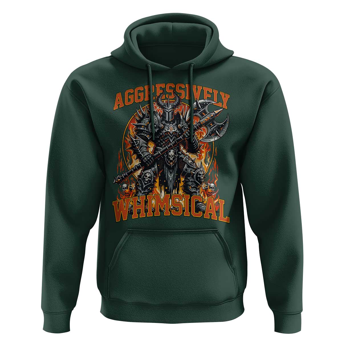 Chaotic Knight Metalcore Edgy Meme Aggressively Whimsical Hoodie Armor Metalheads Fairycore Tendencies - Wonder Print Shop