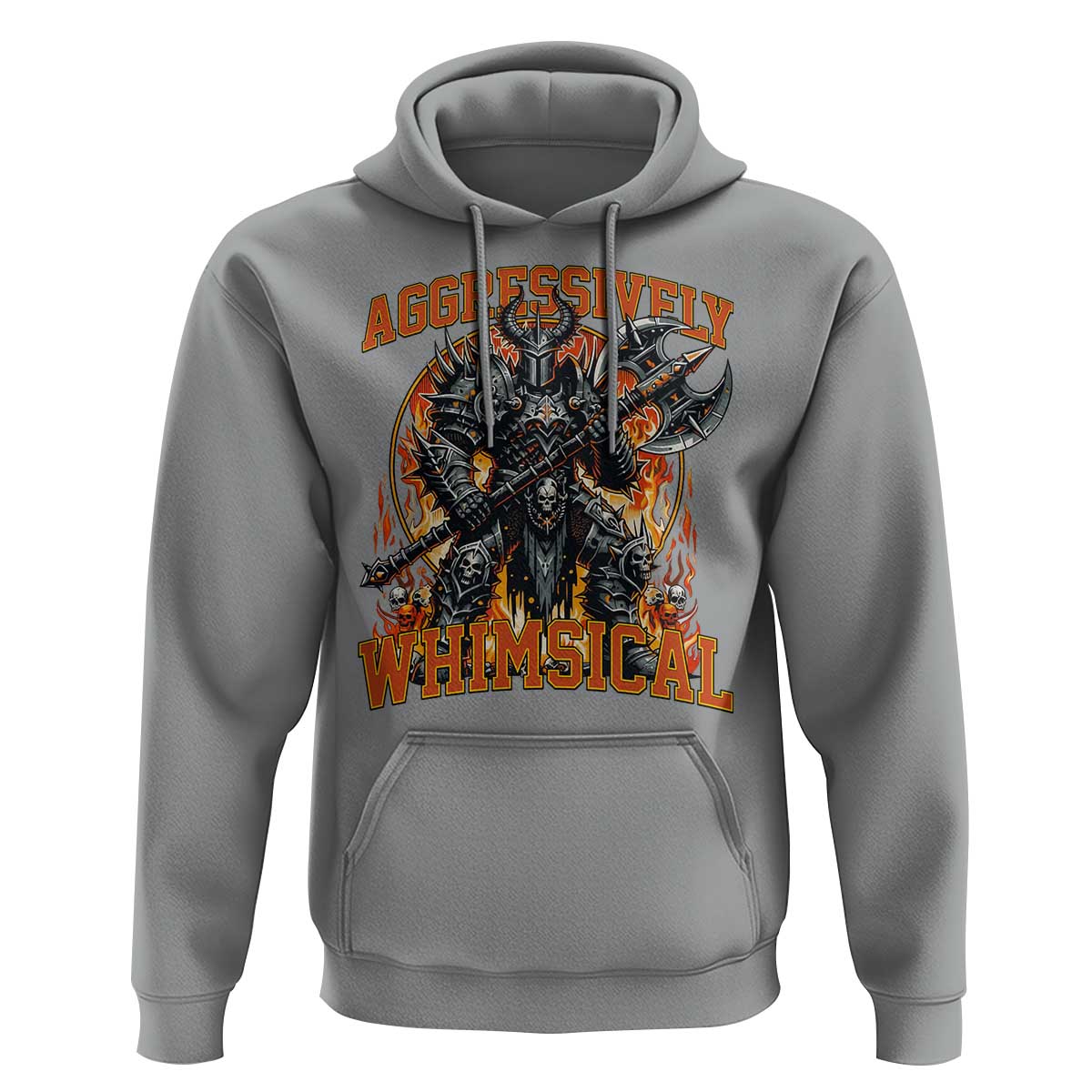 Chaotic Knight Metalcore Edgy Meme Aggressively Whimsical Hoodie Armor Metalheads Fairycore Tendencies - Wonder Print Shop
