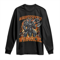 Chaotic Knight Metalcore Edgy Meme Aggressively Whimsical Long Sleeve Shirt Armor Metalheads Fairycore Tendencies - Wonder Print Shop
