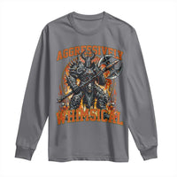 Chaotic Knight Metalcore Edgy Meme Aggressively Whimsical Long Sleeve Shirt Armor Metalheads Fairycore Tendencies - Wonder Print Shop