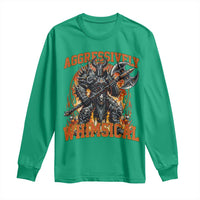 Chaotic Knight Metalcore Edgy Meme Aggressively Whimsical Long Sleeve Shirt Armor Metalheads Fairycore Tendencies - Wonder Print Shop