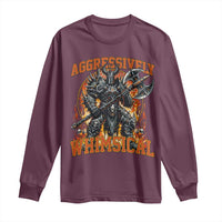 Chaotic Knight Metalcore Edgy Meme Aggressively Whimsical Long Sleeve Shirt Armor Metalheads Fairycore Tendencies - Wonder Print Shop
